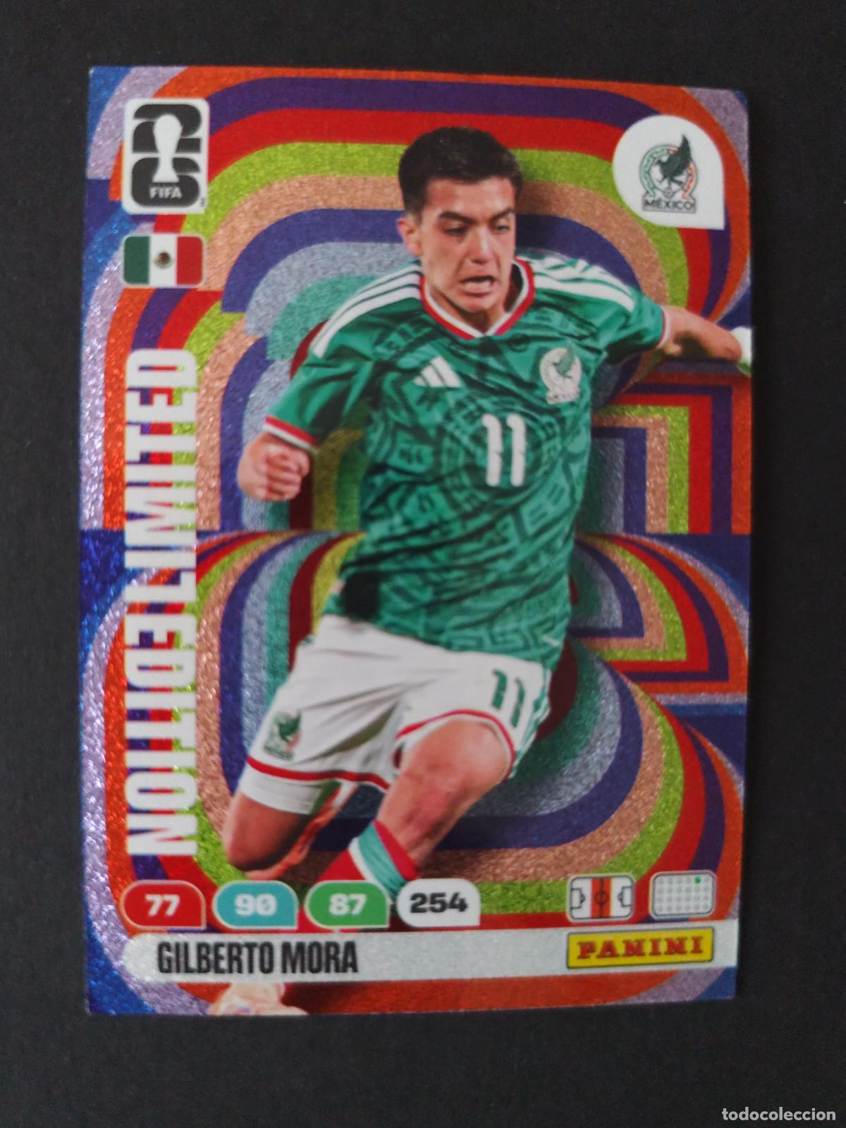 Fu&szlig;ball-Sticker: GILBERTO MORA EDICI&Oacute;N LIMITADA LIMITED M&Eacute;XICO ADRENALYN MUNDIAL FIFA WORLD CUP 2026 PANINI