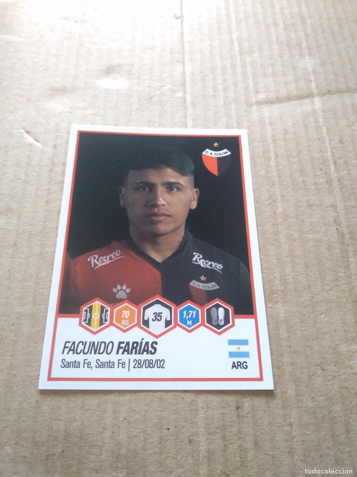 Cromos de F&uacute;tbol: 152 FACUNDO FARIAS COLON CROMO FUTBOL ARGENTINO PANINI LIGA ARGENTINA 2022