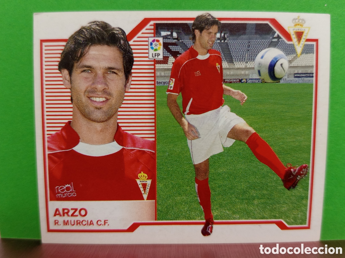 Cromos de Futebol: ❇️ CROMO ⚽ ARZO MURCIA 07 08 2007 2008 LIGA ESTE SIN PEGAR ❇️