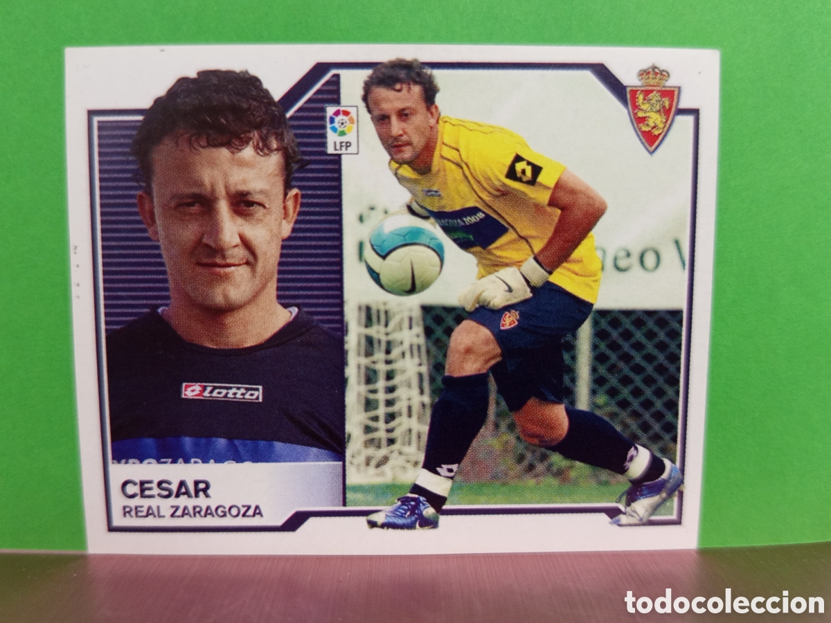 Figurine di Calcio: ❇️ CROMO ⚽ C&Eacute;SAR ZARAGOZA 07 08 2007 2008 LIGA ESTE SIN PEGAR ❇️
