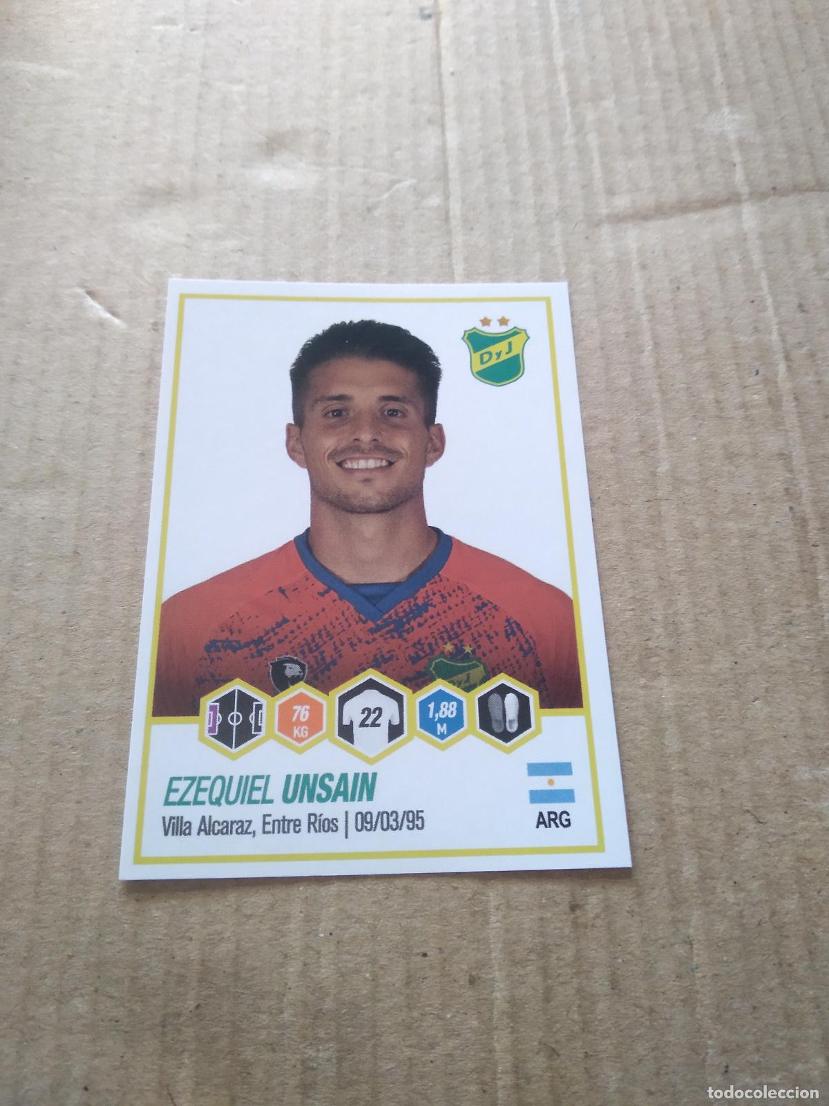 Cromos de F&uacute;tbol: 159 EZEQUIEL UNSAIN DEFENSA Y JUSTICIA CROMO FUTBOL ARGENTINO PANINI LIGA ARGENTINA 2022