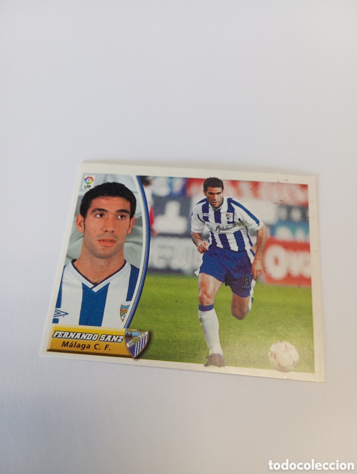 Cromos de F&uacute;tbol: FERNANDO SANZ M&aacute;laga LIGA ESTE 2003 2004 PANINI 03 04