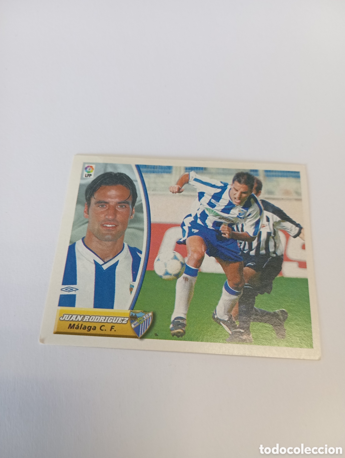 Cromos de F&uacute;tbol: JUAN RODR&Iacute;GUEZ COLOCA M&aacute;laga LIGA ESTE 2003 2004 PANINI 03 04
