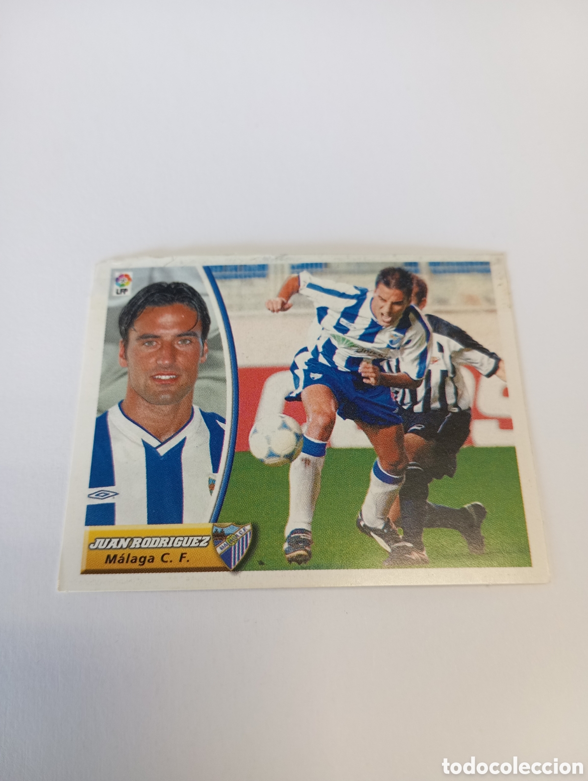 Cromos de F&uacute;tbol: JUAN RODR&Iacute;GUEZ COLOCA M&aacute;laga LIGA ESTE 2003 2004 PANINI 03 04