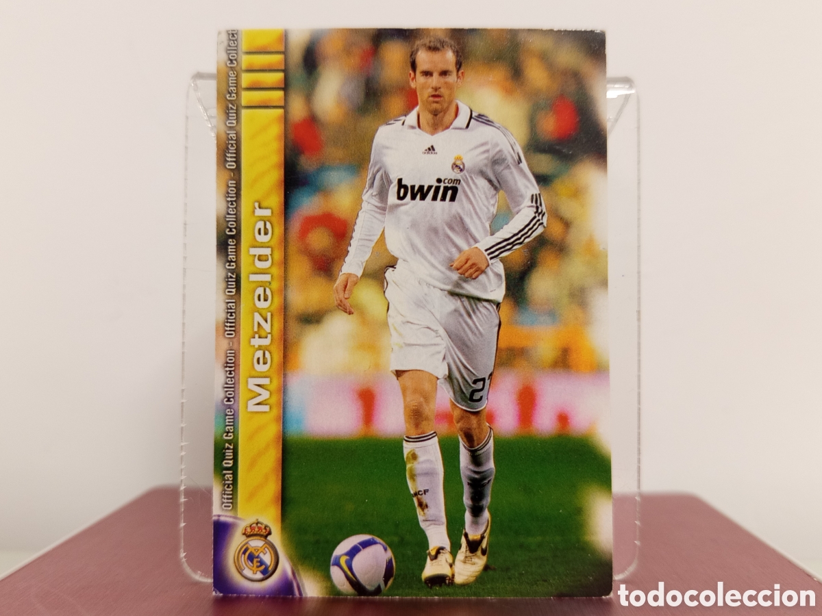 Figurine di Calcio: ❇️ CROMO ⚽ METZELDER REAL MADRID 36 09 10 2009 2010 FICHAS LIGA QUIZ COLLECTION MUNDICROMO ❇️