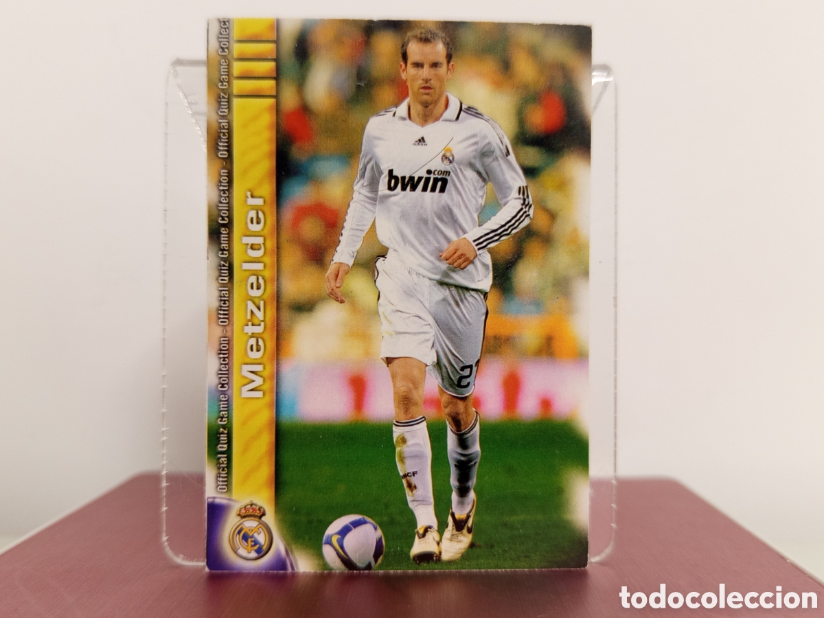 Figurine di Calcio: ❇️ CROMO ⚽ METZELDER REAL MADRID 36 09 10 2009 2010 FICHAS LIGA QUIZ COLLECTION MUNDICROMO ❇️