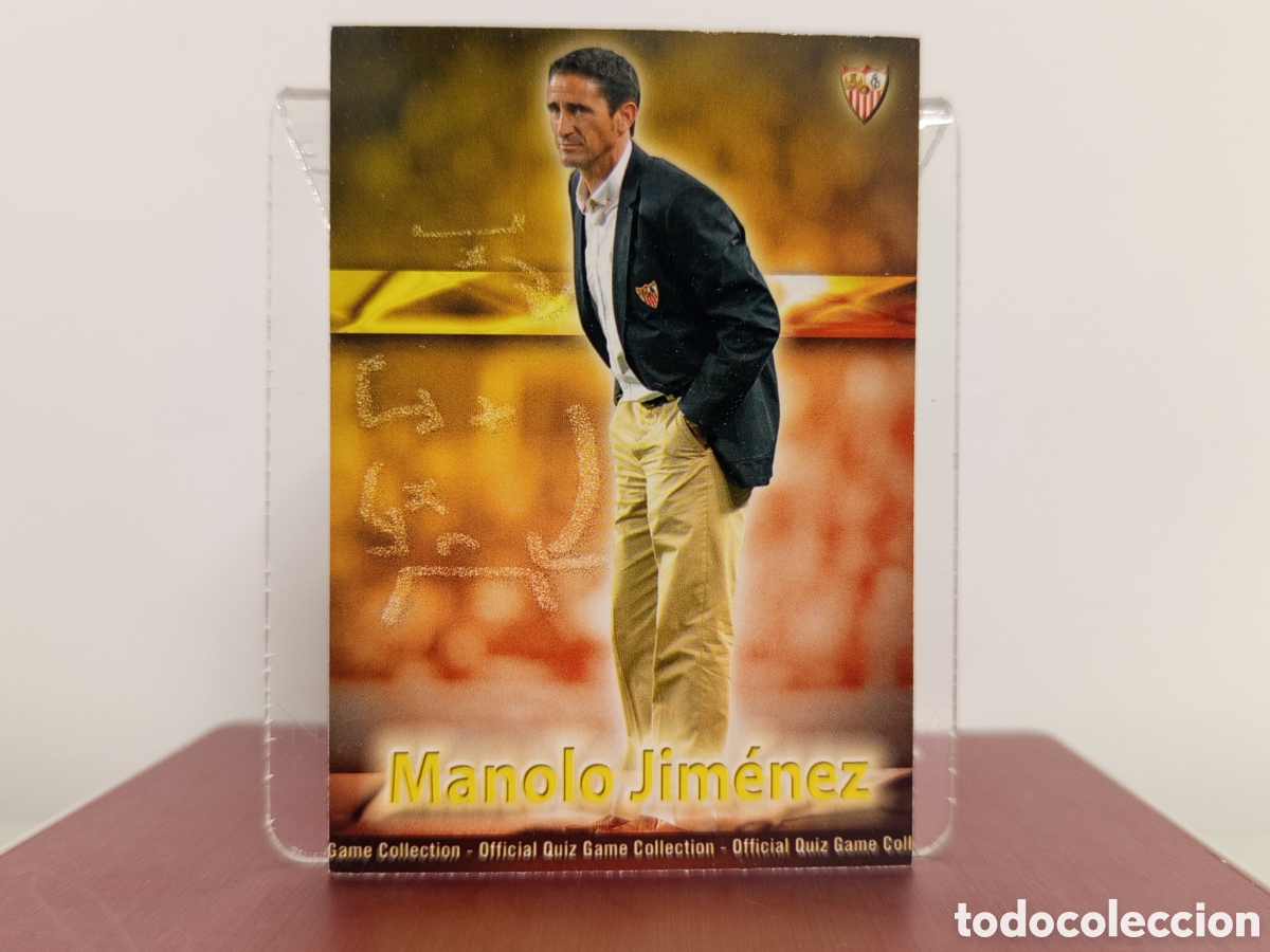 Cromos de F&uacute;tbol: ❇️ CROMO ⚽ MANOLO JIM&Eacute;NEZ SEVILLA 09 10 2009 2010 FICHAS LIGA QUIZ COLLECTION MUNDICROMO ❇️