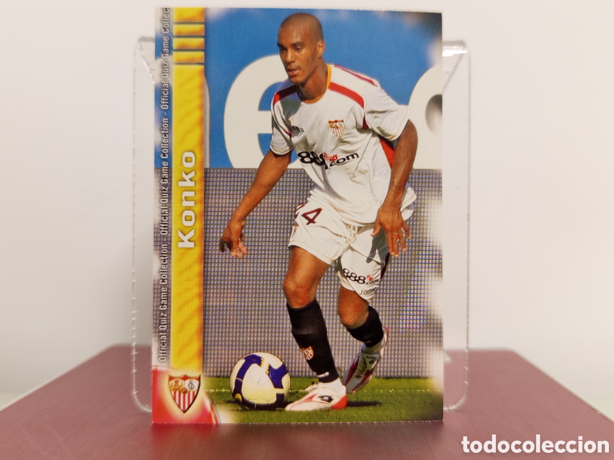 Fu&szlig;ball-Sticker: ❇️ CROMO ⚽ KONKO SEVILLA 60 09 10 2009 2010 FICHAS LIGA QUIZ COLLECTION MUNDICROMO ❇️