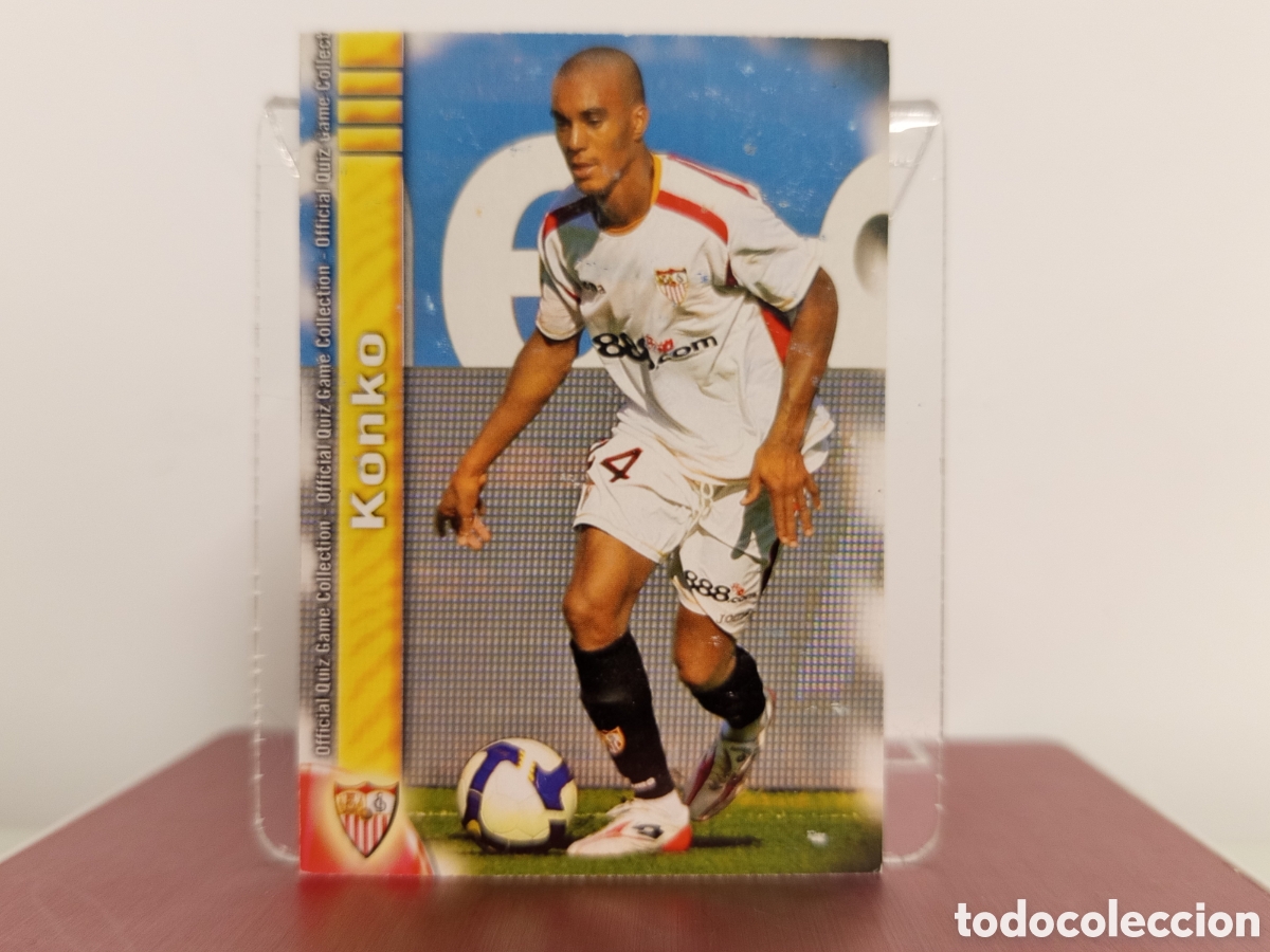 Fu&szlig;ball-Sticker: ❇️ CROMO ⚽ KONKO SEVILLA 60 09 10 2009 2010 FICHAS LIGA QUIZ COLLECTION MUNDICROMO ❇️
