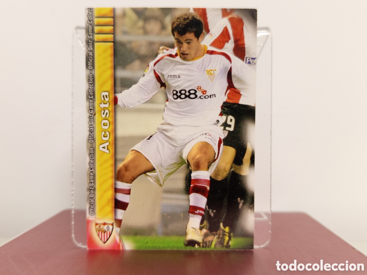 Cromos de F&uacute;tbol: ❇️ CROMO ⚽ ACOSTA SEVILLA 71 09 10 2009 2010 FICHAS LIGA QUIZ COLLECTION MUNDICROMO ❇️