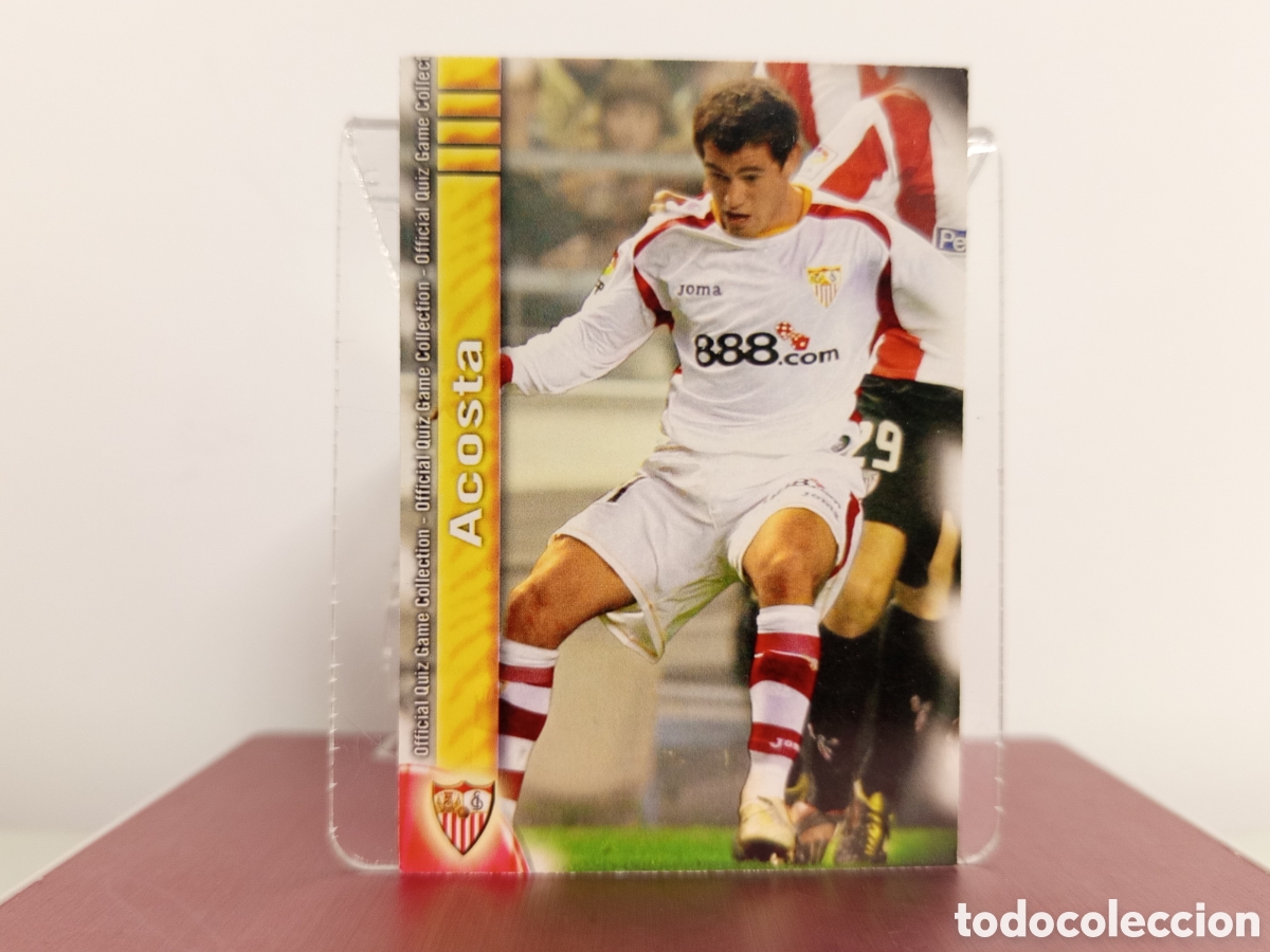 Cromos de F&uacute;tbol: ❇️ CROMO ⚽ ACOSTA SEVILLA 71 09 10 2009 2010 FICHAS LIGA QUIZ COLLECTION MUNDICROMO ❇️