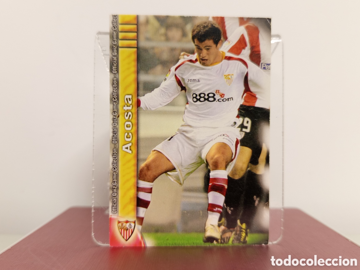 Cromos de F&uacute;tbol: ❇️ CROMO ⚽ ACOSTA SEVILLA 71 09 10 2009 2010 FICHAS LIGA QUIZ COLLECTION MUNDICROMO ❇️