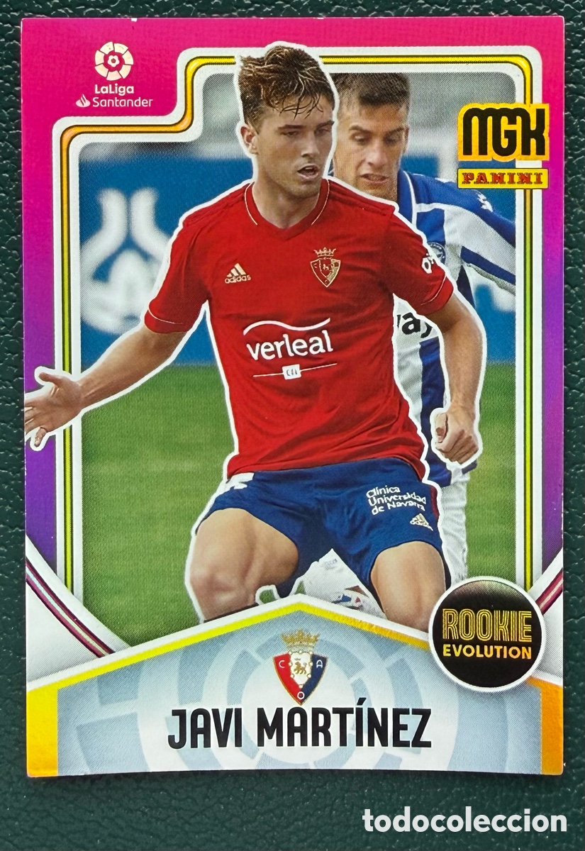 Fu&szlig;ball-Sticker: 392 JAVI MARTINEZ CA OSASUNA ROOKIE EVOLUTION FICHAS ALBUM MEGACRACKS 2021 2022 21 22
