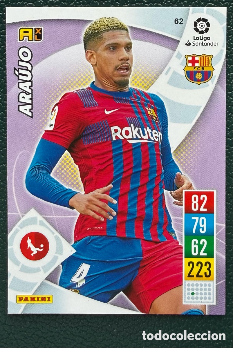 Figurine di Calcio: 62 ARAUJO FC BARCELONA FICHAS ALBUM ADRENALYN 2021 2022 21 22