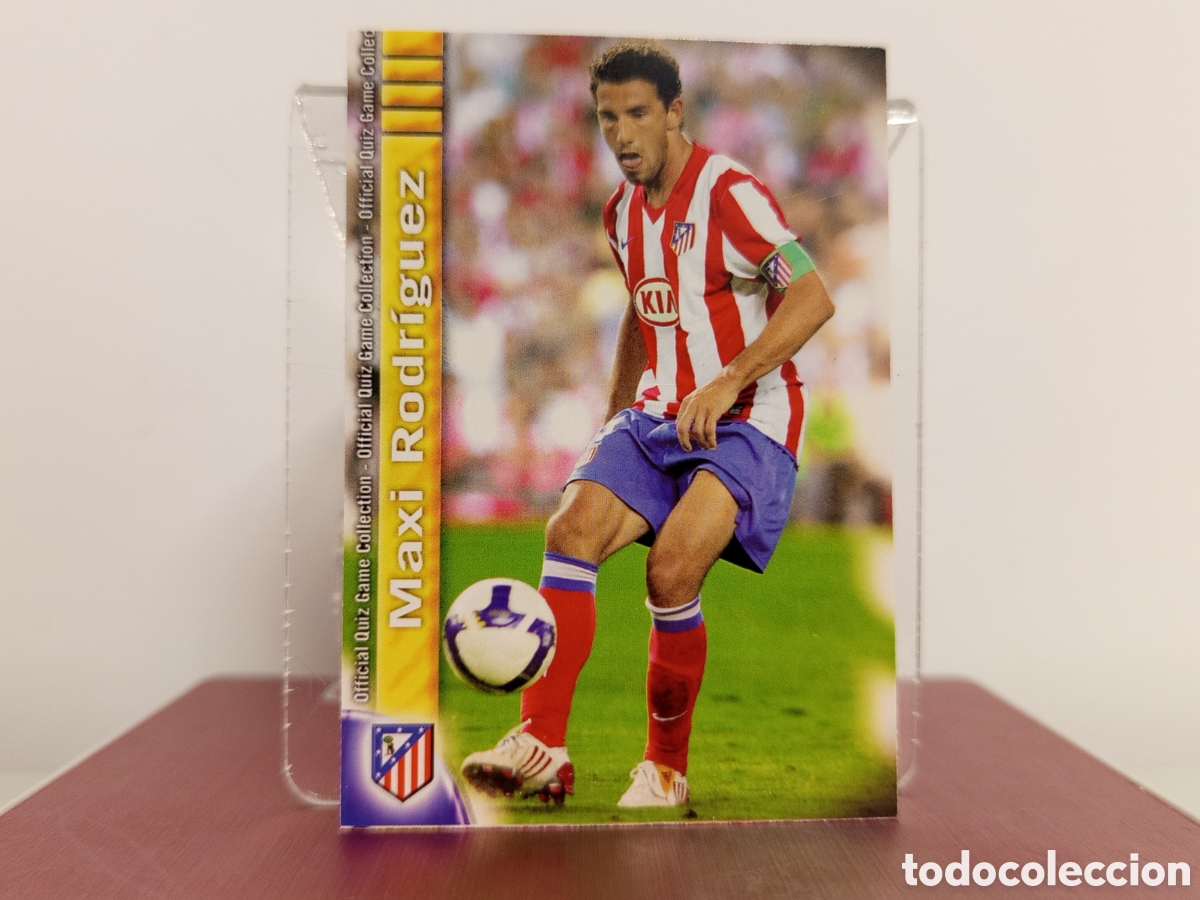 Cromos de F&uacute;tbol: ❇️ CROMO ⚽ MAXI RODR&Iacute;GUEZ ATL&Eacute;TICO DE MADRID FICHAS LIGA QUIZ COLLECTION MUNDICROMO ❇️