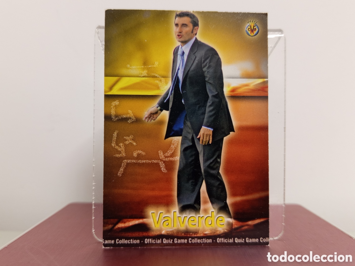 Cromos de F&uacute;tbol: ❇️ CROMO ⚽ VALVERDE VILLARREAL FICHAS LIGA QUIZ COLLECTION MUNDICROMO ❇️