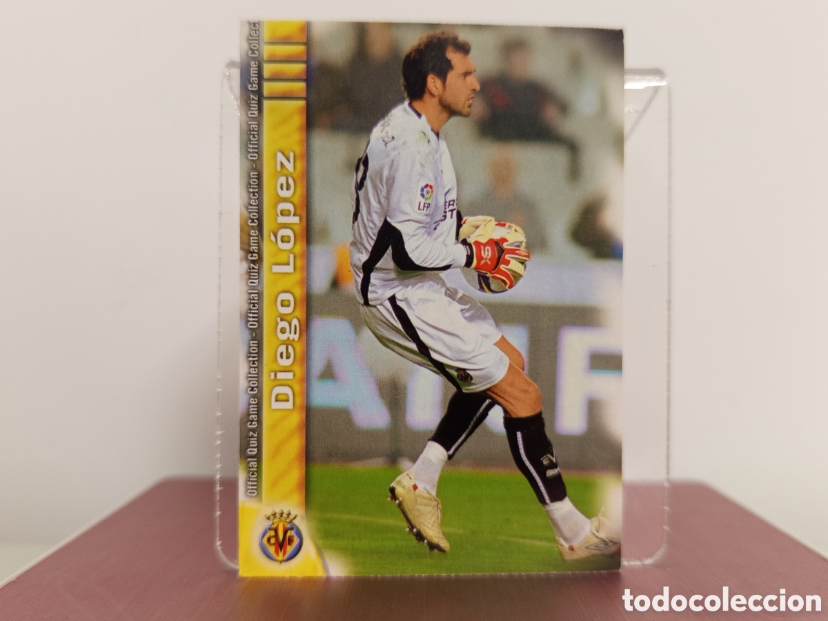 Cromos de F&uacute;tbol: ❇️ CROMO ⚽ DIEGO L&Oacute;PEZ VILLARREAL FICHAS LIGA QUIZ COLLECTION MUNDICROMO ❇️