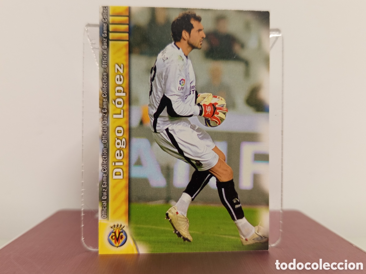 Cromos de F&uacute;tbol: ❇️ CROMO ⚽ DIEGO L&Oacute;PEZ VILLARREAL FICHAS LIGA QUIZ COLLECTION MUNDICROMO ❇️