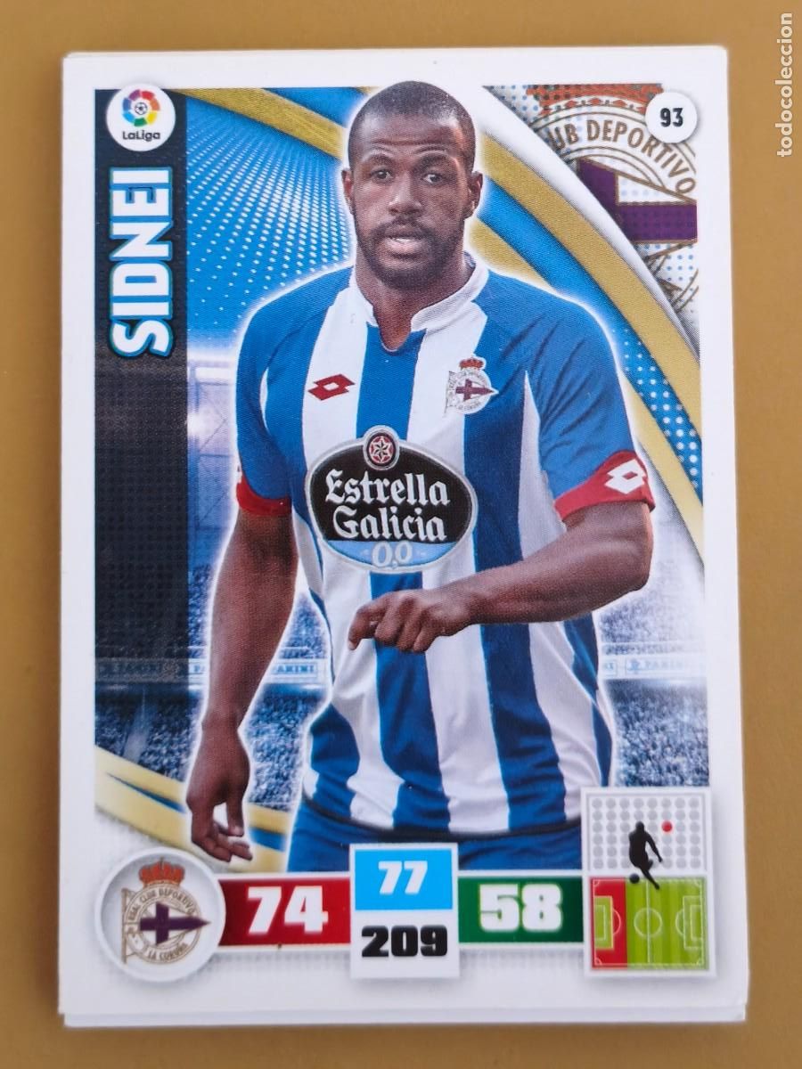 Cromos de F&uacute;tbol: sidnei, adrenalyn 2015 16