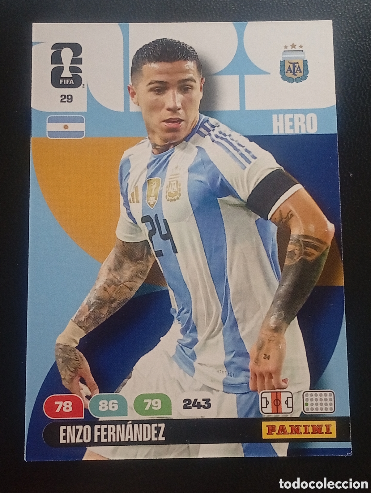 Cromos de F&uacute;tbol: 29 ENZO FERN&Aacute;NDEZ ARGENTINA PANINI ADRENALYN MUNDIAL WORLD CUP 2026 CARD TOPPS USA MEX CAN