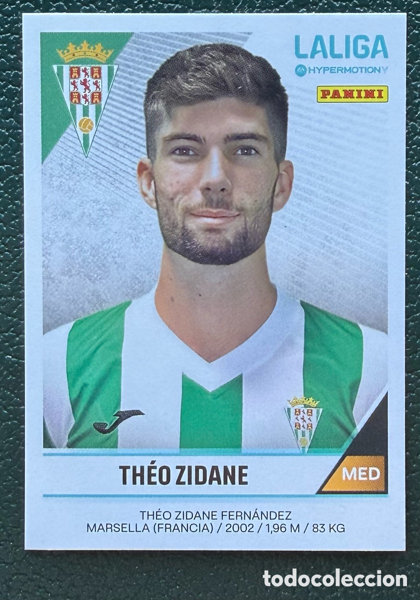 Cromos de F&uacute;tbol: 128 THEO ZIDANE CORDOBA CF CROMOS ALBUM LA LIGA HYPERMOTION 2024 2025 24 25 PANINI