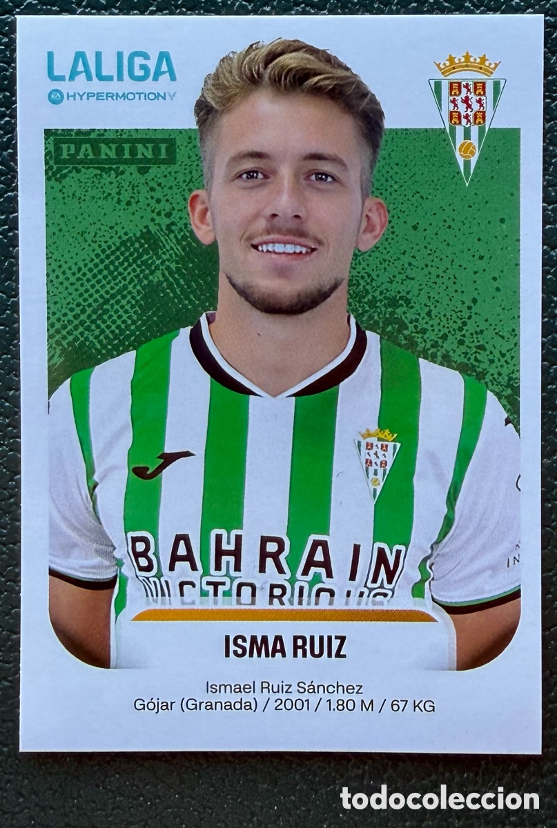 Cromos de F&uacute;tbol: 145 ISMA RUIZ CORDOBA CF CROMOS ALBUM LA LIGA HYPERMOTION 2025 2026 25 26 PANINI