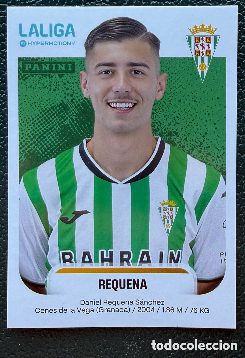 Cromos de F&uacute;tbol: 148A REQUENA CORDOBA CF CROMOS ALBUM LA LIGA HYPERMOTION 2025 2026 25 26 PANINI