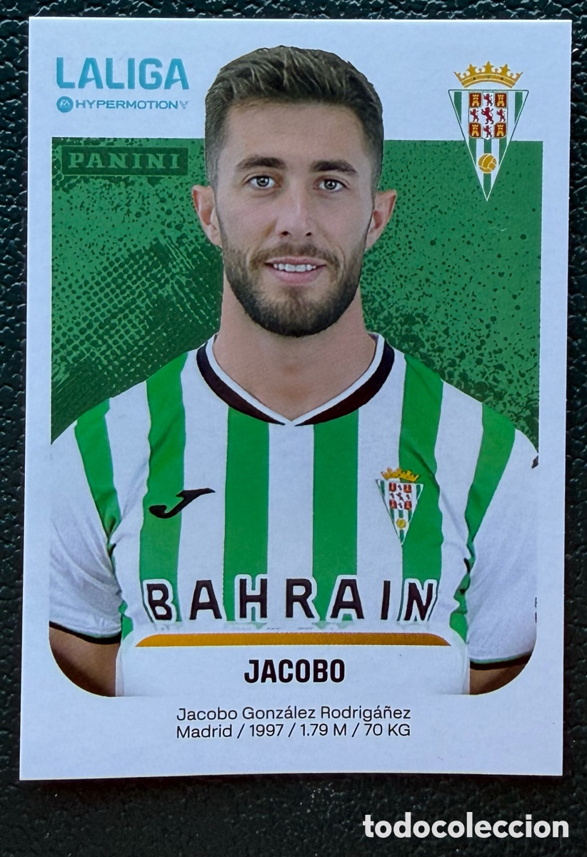 Cromos de F&uacute;tbol: 149 JACOBO CORDOBA CF CROMOS ALBUM LA LIGA HYPERMOTION 2025 2026 25 26 PANINI