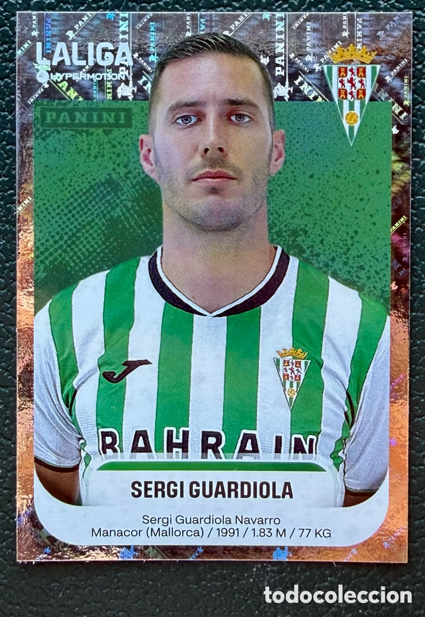Cromos de F&uacute;tbol: 153 SERGI GUARDIOLA CORDOBA CF CROMOS ALBUM LA LIGA HYPERMOTION 2025 2026 25 26 PANINI
