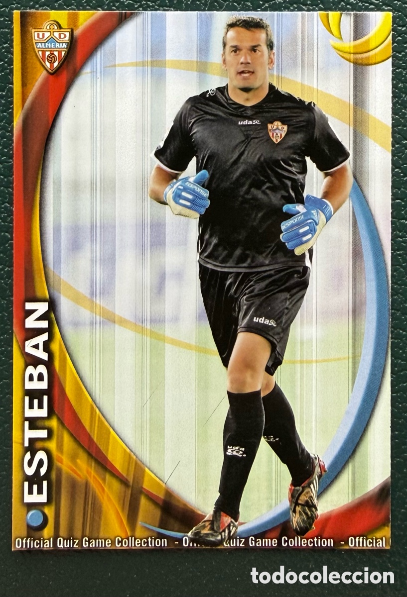 Cromos de F&uacute;tbol: 329 ESTEBAN UD ALMERIA FICHAS ALBUM MUNDICROMO 2010 2011 10 11
