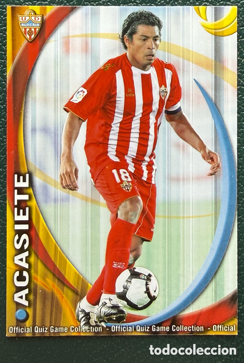 Cromos de F&uacute;tbol: 333 ACASIETE UD ALMERIA FICHAS ALBUM MUNDICROMO 2010 2011 10 11