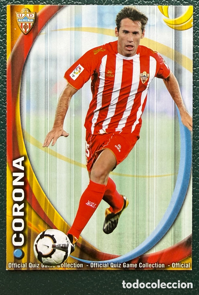 Cromos de F&uacute;tbol: 336 CORONA UD ALMERIA FICHAS ALBUM MUNDICROMO 2010 2011 10 11