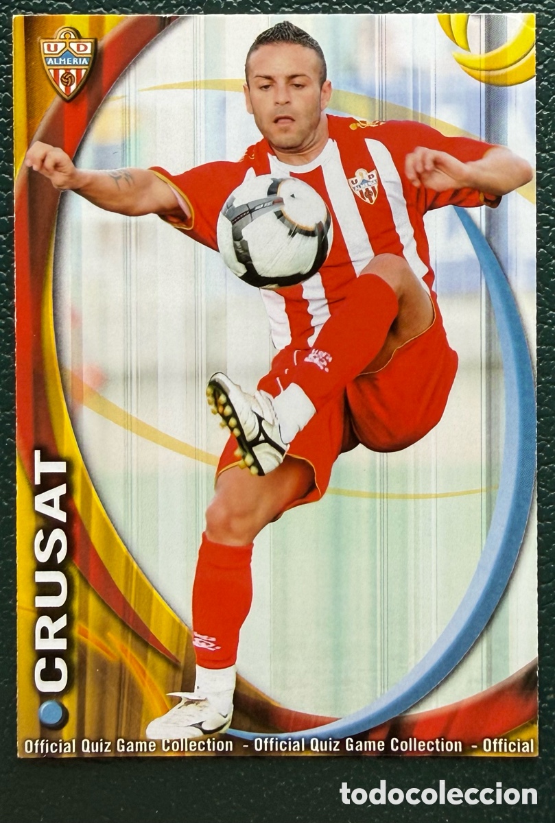 Cromos de F&uacute;tbol: 337 CRUSAT UD ALMERIA FICHAS ALBUM MUNDICROMO 2010 2011 10 11