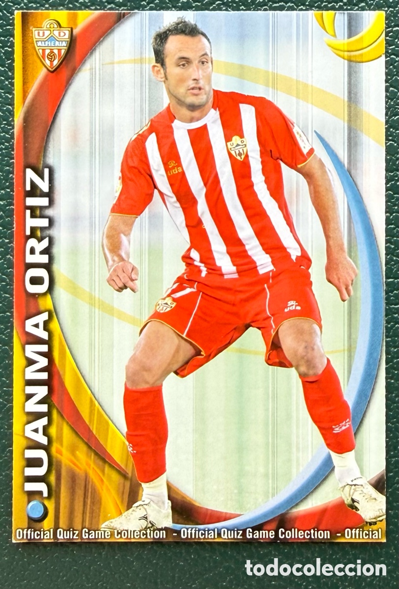 Cromos de F&uacute;tbol: 339 JUANMA ORTIZ UD ALMERIA FICHAS ALBUM MUNDICROMO 2010 2011 10 11