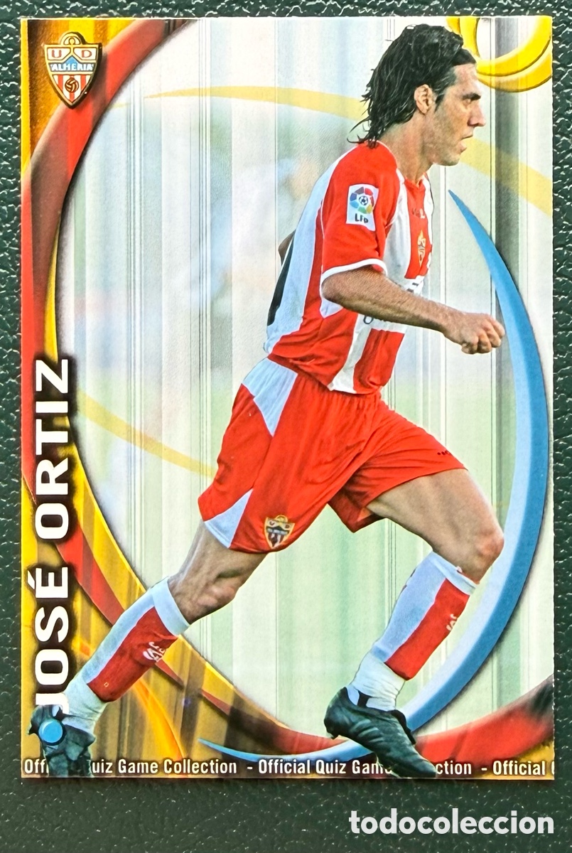 Cromos de F&uacute;tbol: 342 JOSE ORTIZ UD ALMERIA FICHAS ALBUM MUNDICROMO 2010 2011 10 11