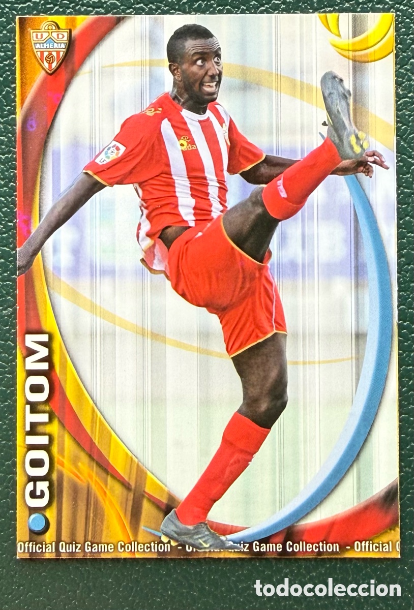 Cromos de F&uacute;tbol: 345 GOITOM UD ALMERIA FICHAS ALBUM MUNDICROMO 2010 2011 10 11