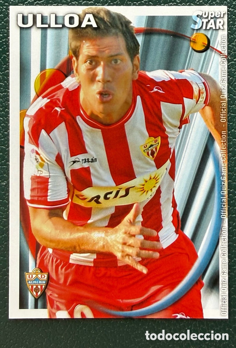 Cromos de F&uacute;tbol: 347 ULLOA SUPERSTAR MATE UD ALMERIA FICHAS ALBUM MUNDICROMO 2010 2011 10 11