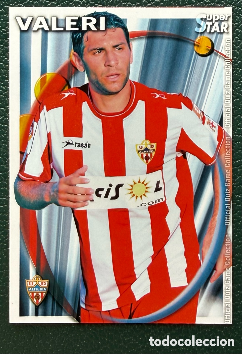 Cromos de F&uacute;tbol: 351 VALERI SUPERSTAR MATE UD ALMERIA FICHAS ALBUM MUNDICROMO 2010 2011 10 11