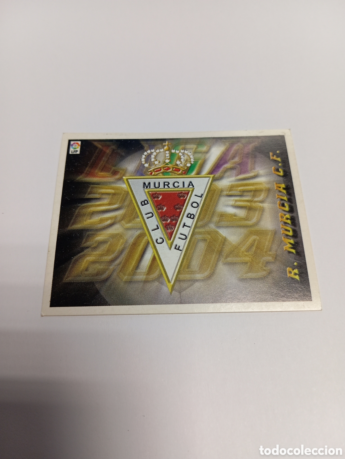 Cromos de F&uacute;tbol: ESCUDO Murcia LIGA ESTE 2003 2004 PANINI 03 04
