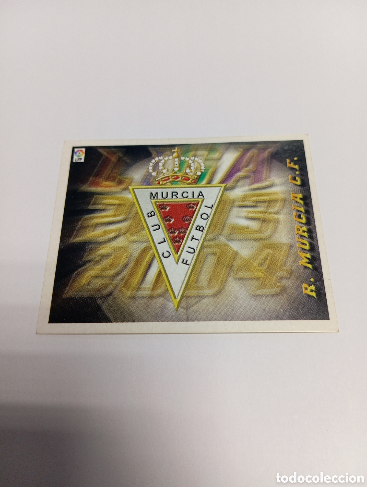 Cromos de F&uacute;tbol: ESCUDO Murcia LIGA ESTE 2003 2004 PANINI 03 04