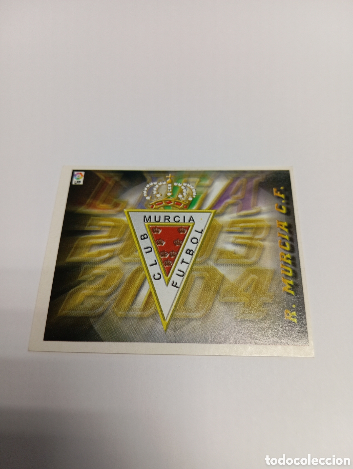 Cromos de F&uacute;tbol: ESCUDO Murcia LIGA ESTE 2003 2004 PANINI 03 04