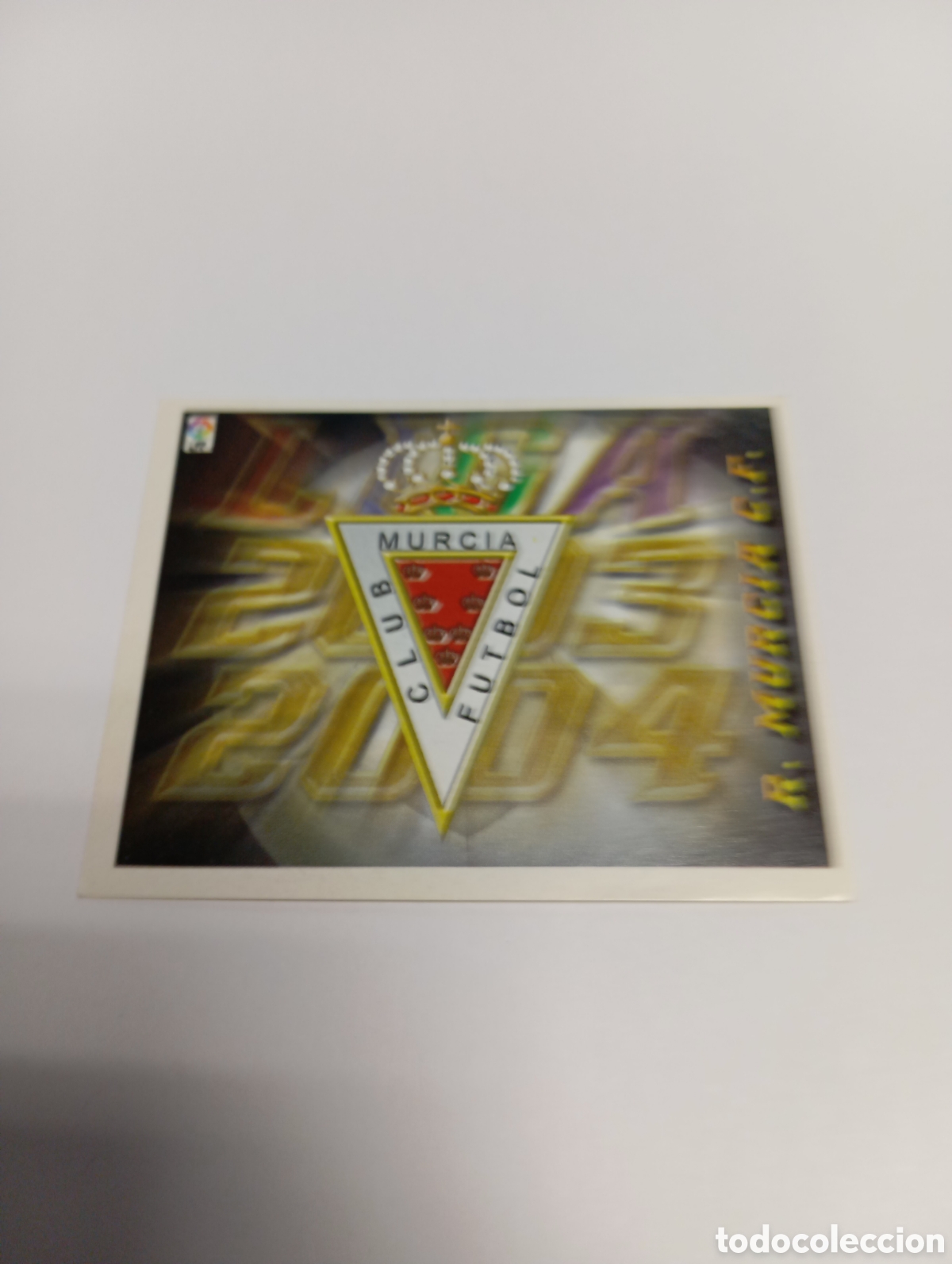 Cromos de F&uacute;tbol: ESCUDO Murcia LIGA ESTE 2003 2004 PANINI 03 04