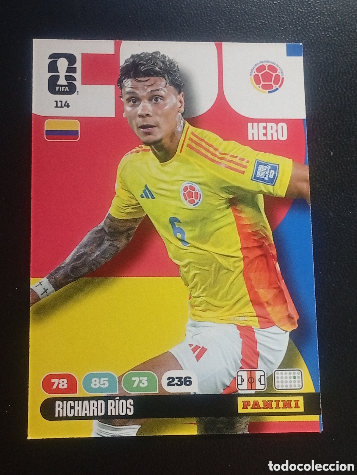 Cromos de F&uacute;tbol: 115 RICHARD RIOS COLOMBIA PANINI ADRENALYN MUNDIAL WORLD CUP 2026 CARD TOPPS USA MEX CAN