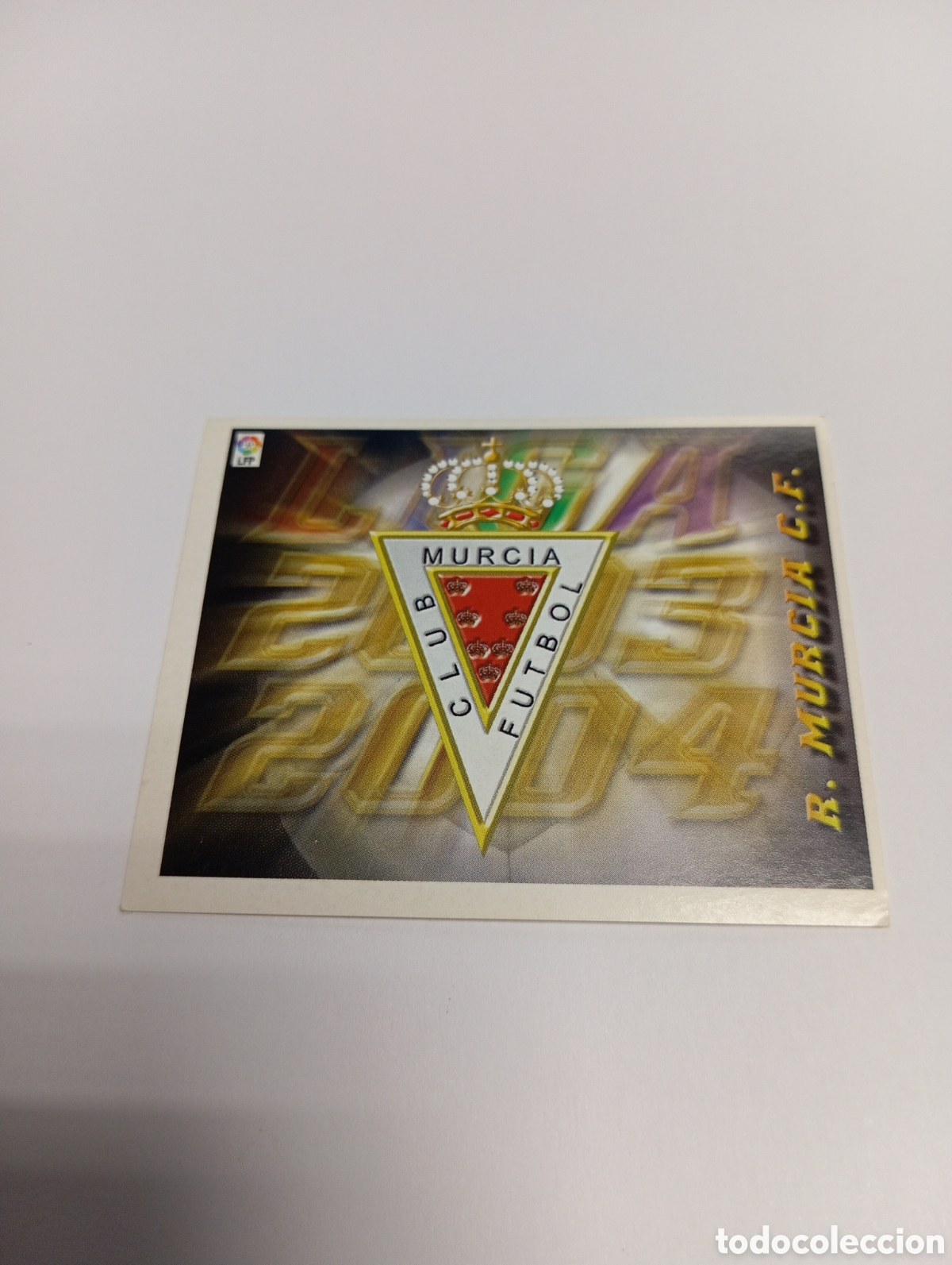 Cromos de F&uacute;tbol: ESCUDO Murcia LIGA ESTE 2003 2004 PANINI 03 04