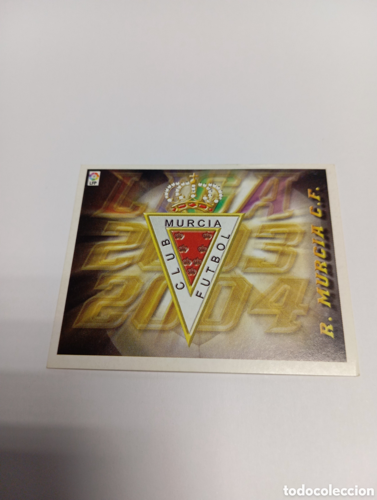 Cromos de F&uacute;tbol: ESCUDO Murcia LIGA ESTE 2003 2004 PANINI 03 04