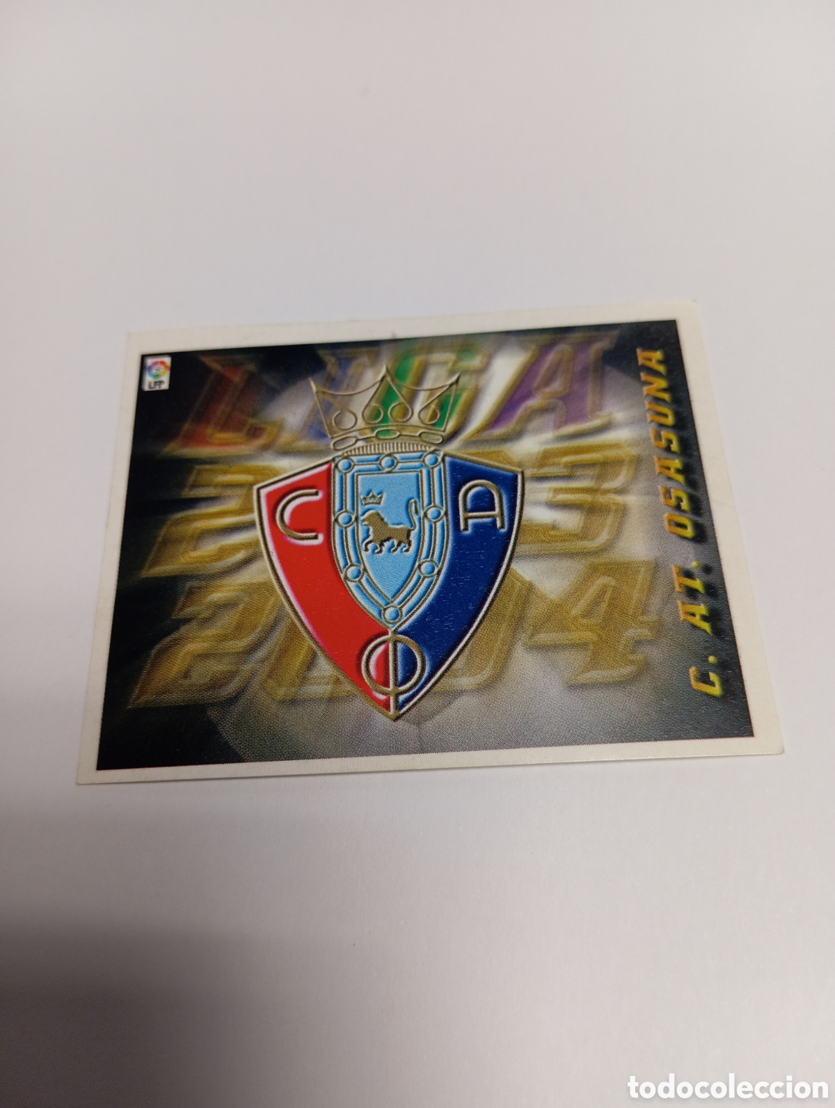 Cromos de F&uacute;tbol: ESCUDO Osasuna LIGA ESTE 2003 2004 PANINI 03 04