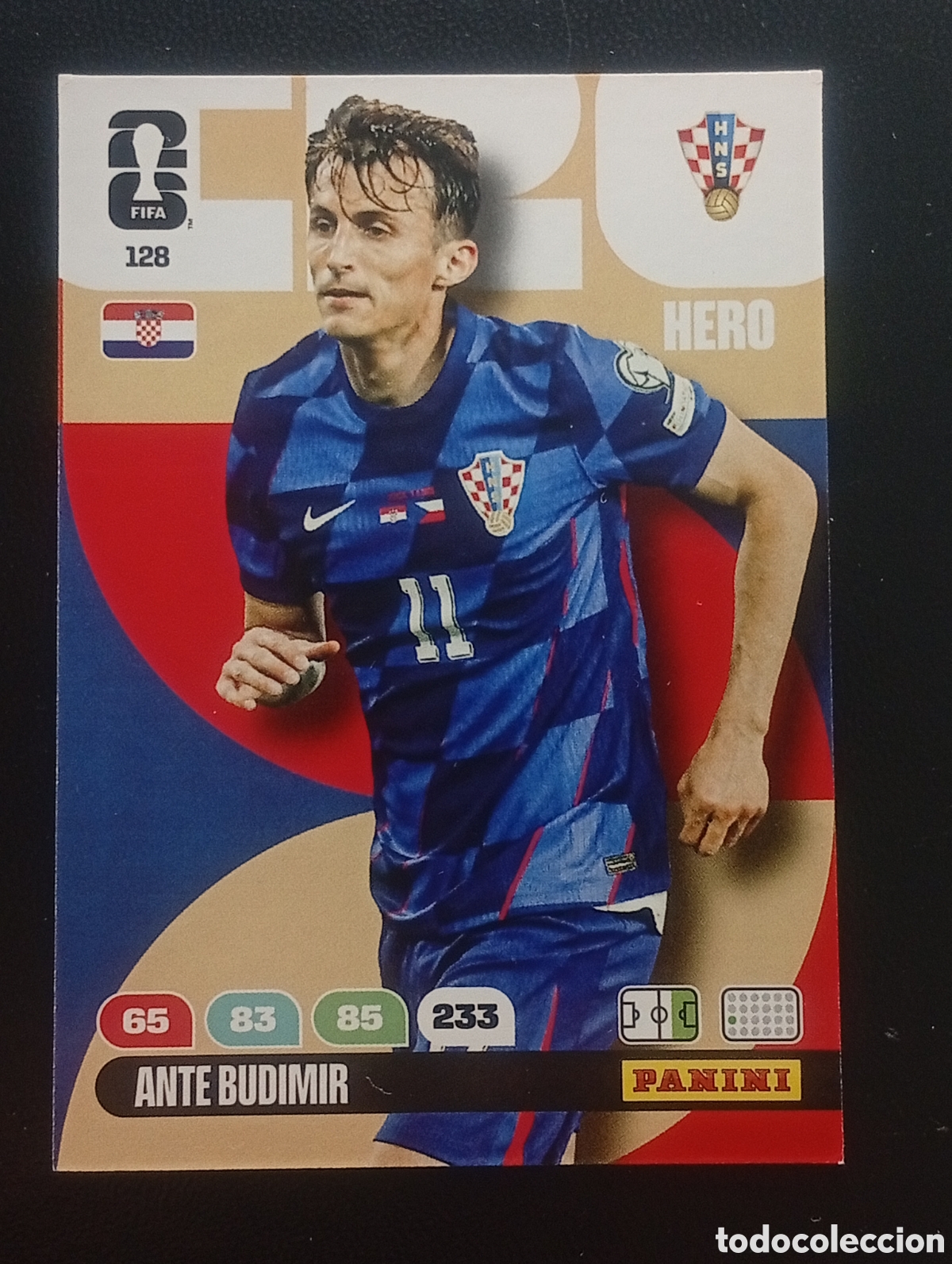 Cromos de F&uacute;tbol: 128 ANTE BUDIMIR CROACIA PANINI ADRENALYN MUNDIAL WORLD CUP 2026 CARD TOPPS USA MEX CAN