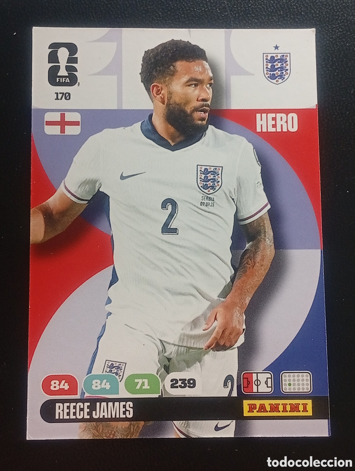 Cromos de F&uacute;tbol: 170 REECE JAMES ENGLAND PANINI ADRENALYN MUNDIAL WORLD CUP 2026 CARD TOPPS USA MEX CAN