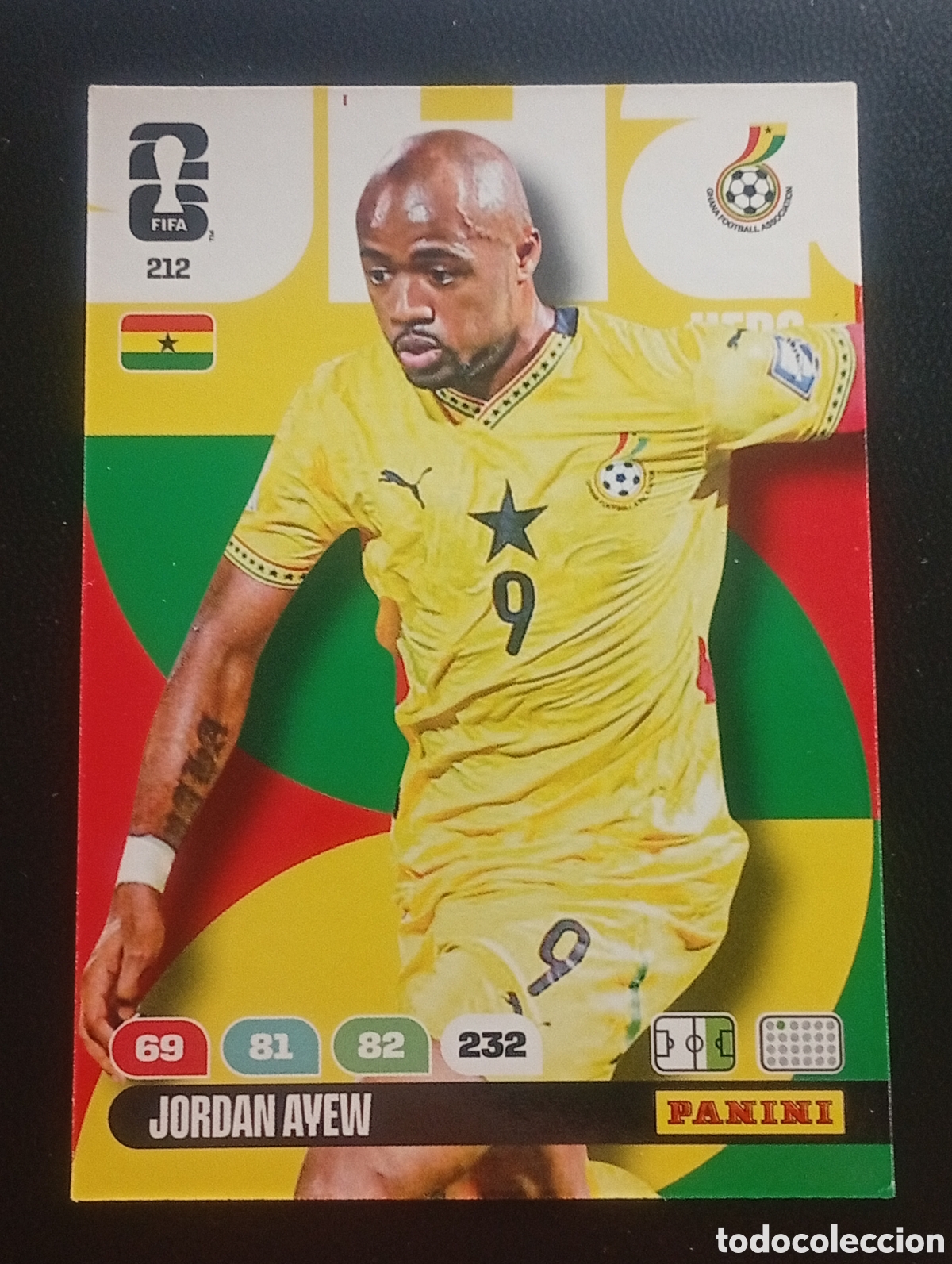 Cromos de F&uacute;tbol: 212 JORDAN AYEW GHANA PANINI ADRENALYN MUNDIAL WORLD CUP 2026 CARD TOPPS USA MEX CAN