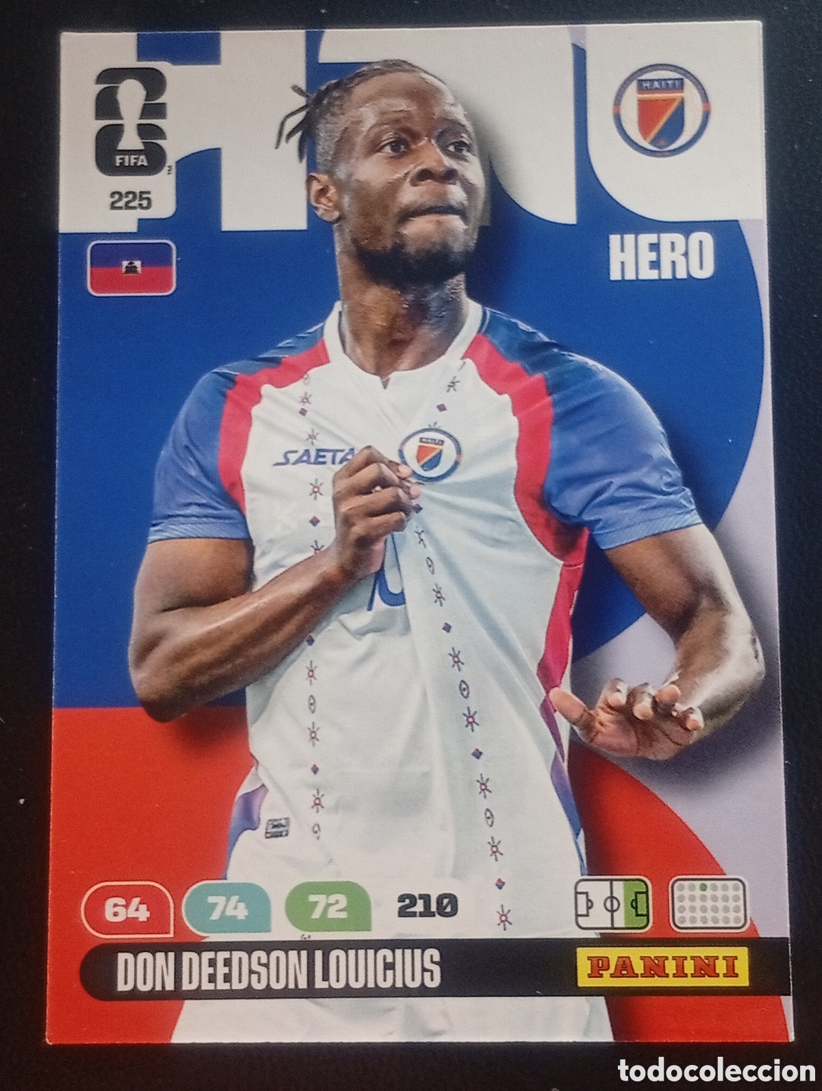 Cromos de F&uacute;tbol: 225 DEEDSON LOUICIUS HAITI PANINI ADRENALYN MUNDIAL WORLD CUP 2026 CARD TOPPS USA MEX CAN
